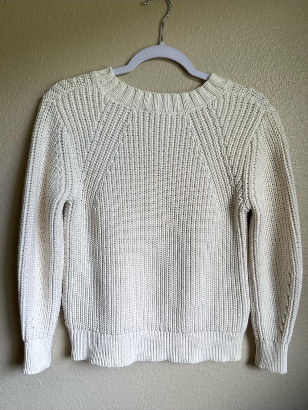 Everlane chunky knit fisherman sweater - Picture 2 of 5